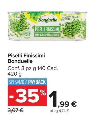Piselli Finissimi Bonduelle