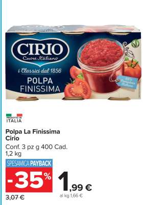 Polpa La Finissima Cirio