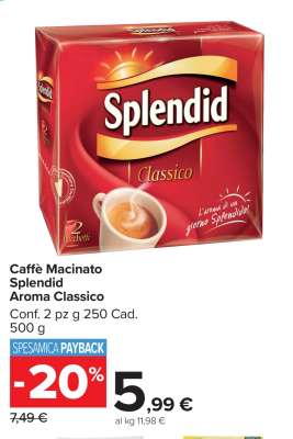 Caffè macinato Splendid Aroma Classico