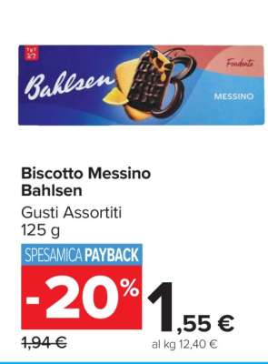 Biscotto Messino Bahlsen