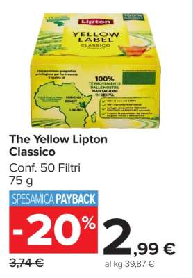 The Yellow Lipton Classico
