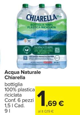 Acqua Naturale Chiarella