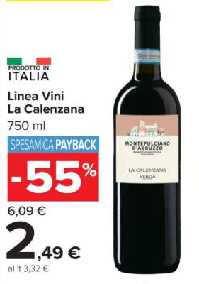Linea Vini La Calenzana