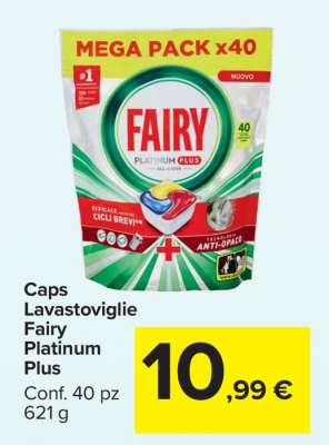 Caps Lavastoviglie Fairy Platinum Plus