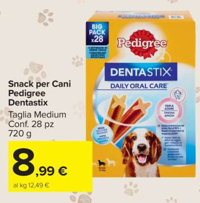 Snack per Cani Pedigree Dentastix