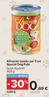 Alimento Umido per Cani Special Dog Patè