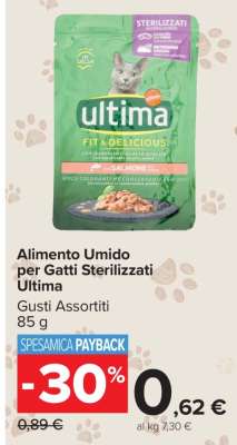 Alimento Umido per Gatti Sterilizzati Ultima