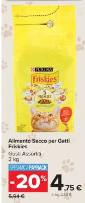 Alimento Secco per Gatti Friskies