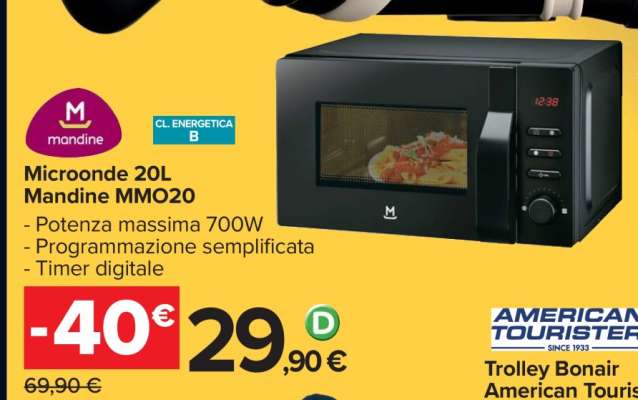 Microonde 20L Mandine MMO20
