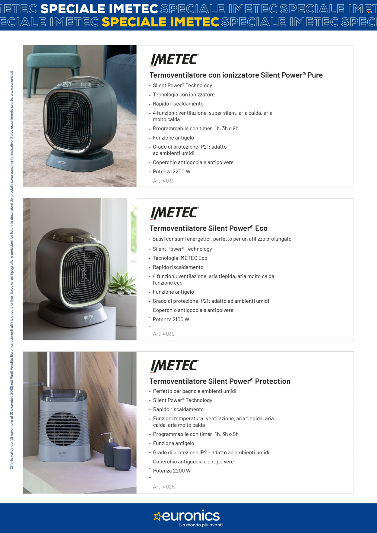 Volantino Euronics - 15/11/2025 - 31/12/2025. Pagina 9