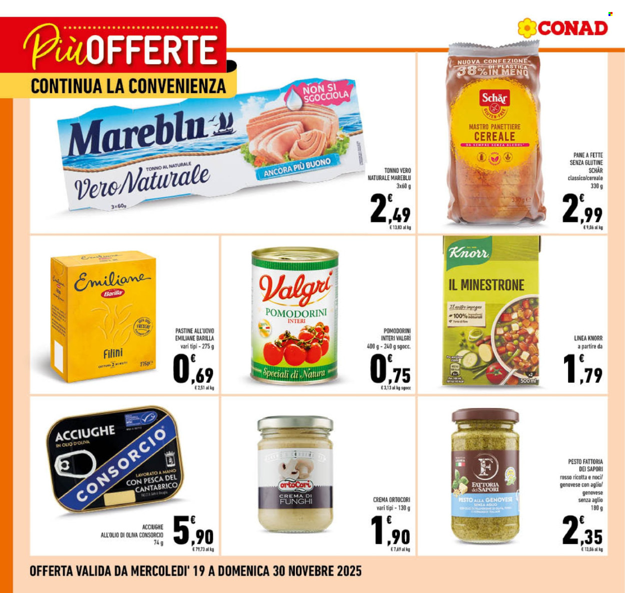Volantino Conad - 19/11/2025 - 30/11/2025. Pagina 1
