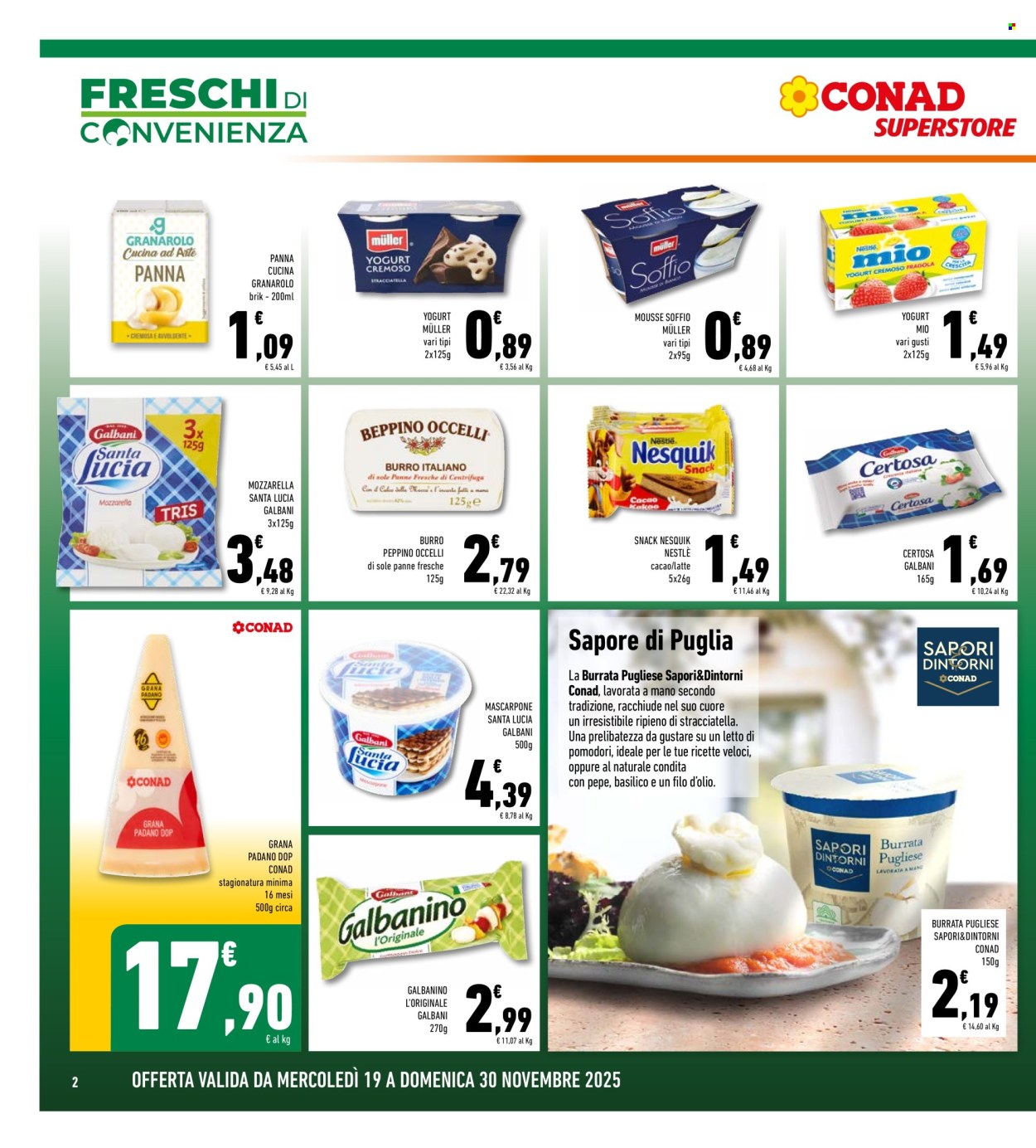 Volantino Conad - 19/11/2025 - 30/11/2025. Pagina 2