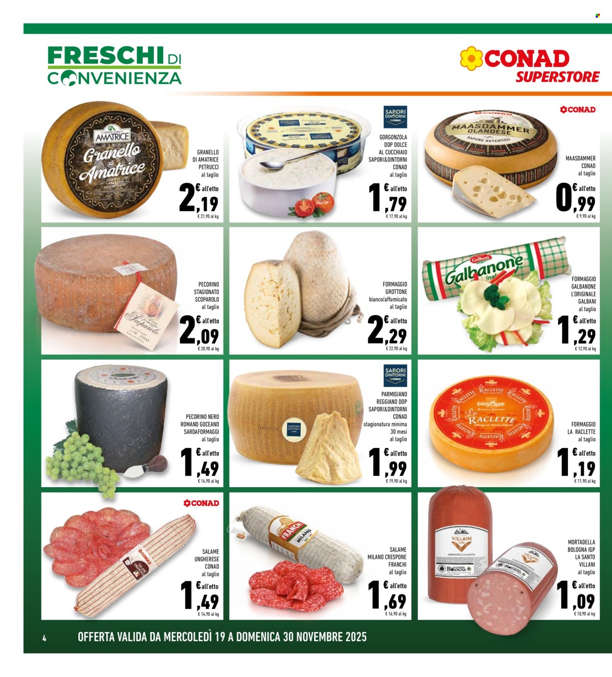 Volantino Conad - 19/11/2025 - 30/11/2025. Pagina 4
