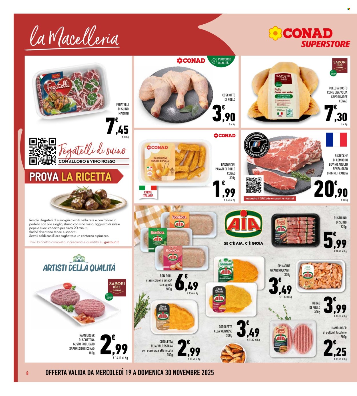 Volantino Conad - 19/11/2025 - 30/11/2025. Pagina 8