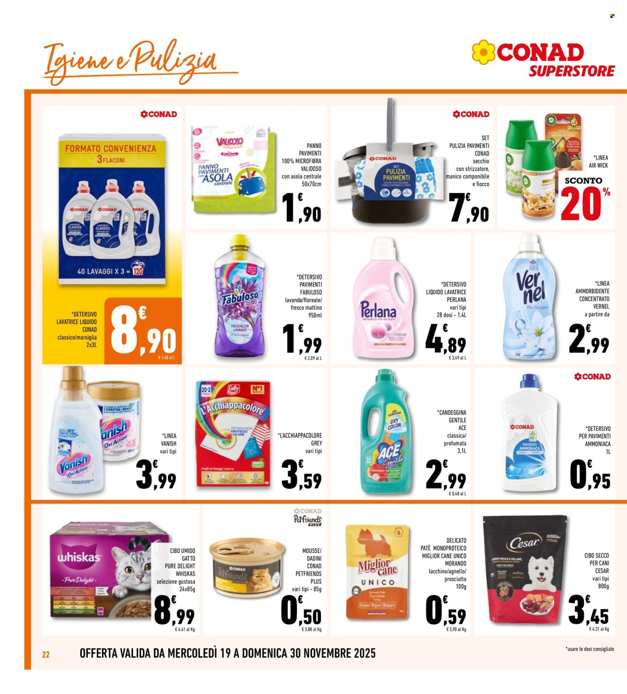 Volantino Conad - 19/11/2025 - 30/11/2025. Pagina 22