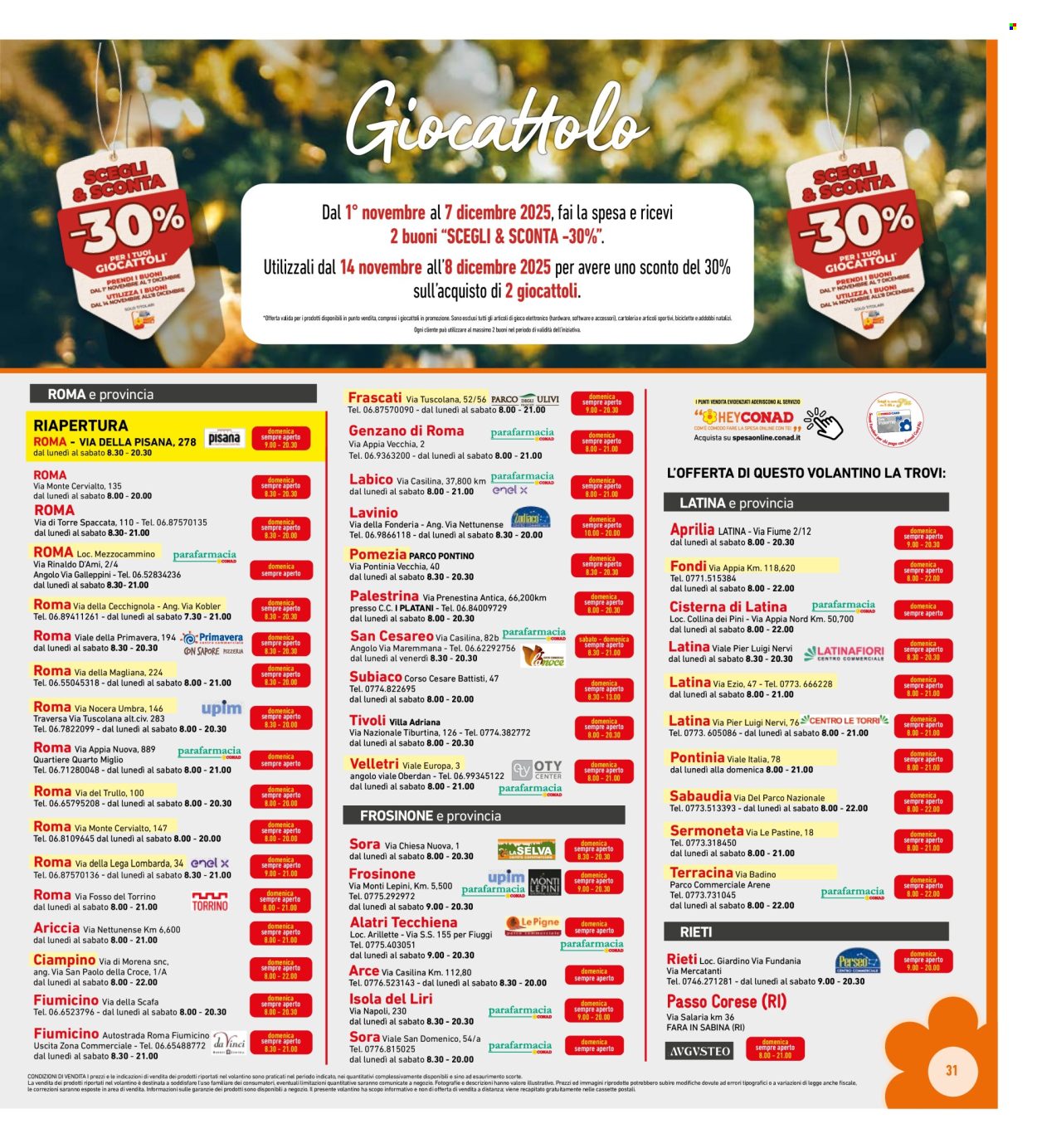 Volantino Conad - 19/11/2025 - 30/11/2025. Pagina 31