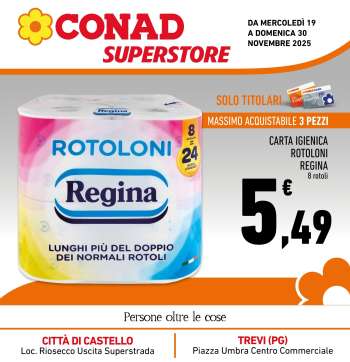 Volantino Conad Superstore - 19/11/2025 - 30/11/2025.