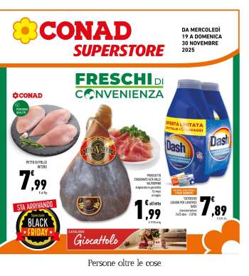 Volantino Conad Superstore - 19/11/2025 - 30/11/2025.