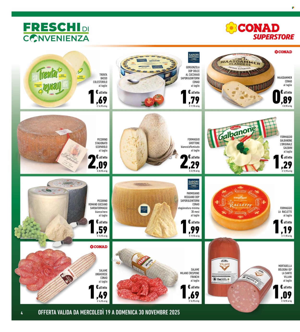 Volantino Conad Superstore - 19/11/2025 - 30/11/2025. Pagina 4