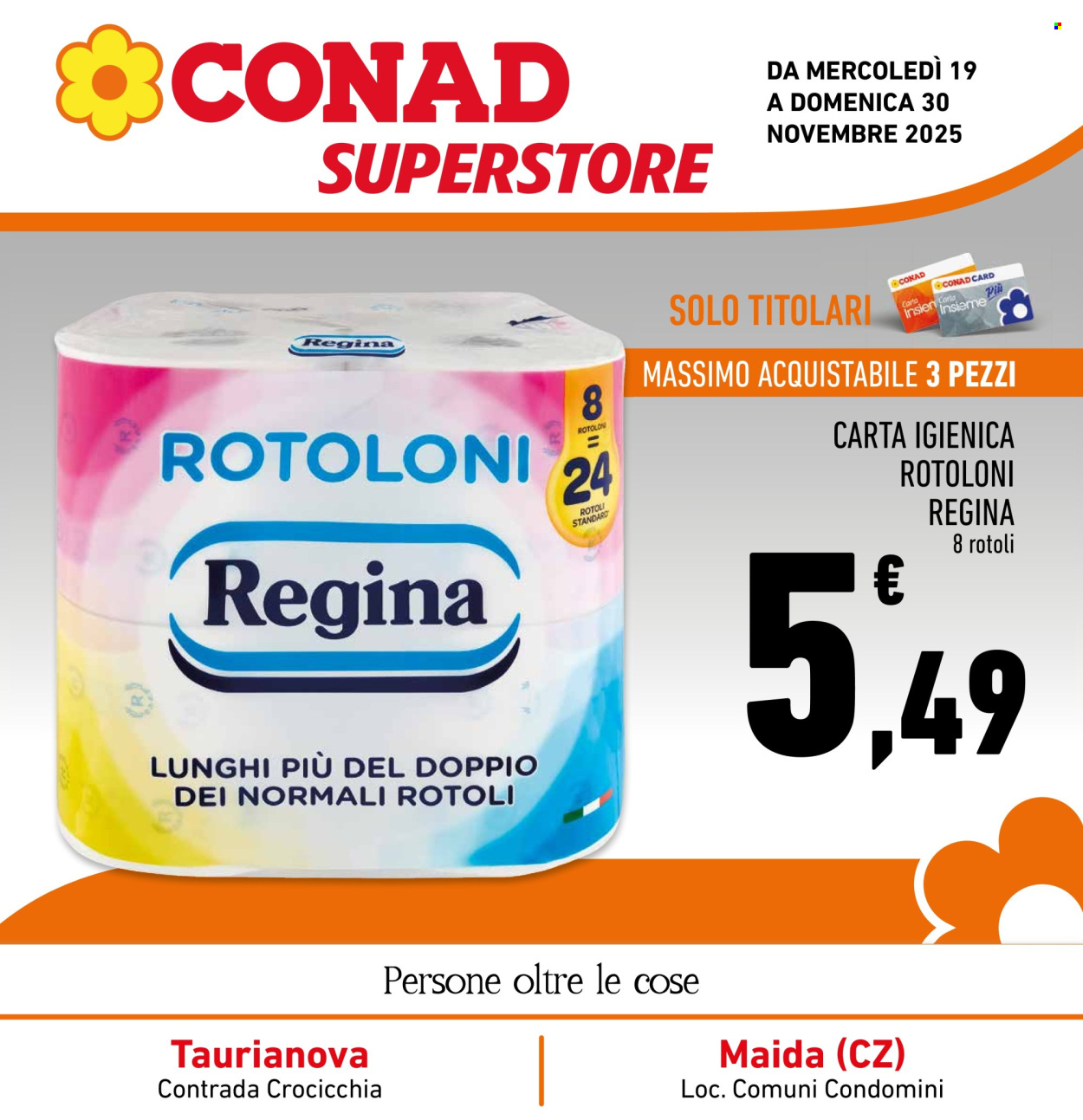 Volantino Conad Superstore - 19/11/2025 - 30/11/2025. Pagina 1
