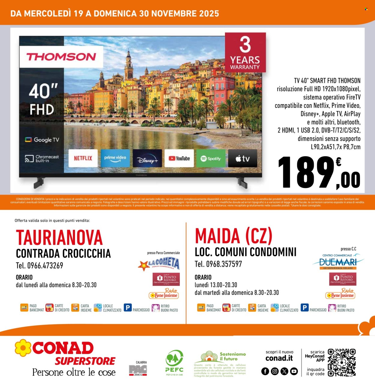 Volantino Conad Superstore - 19/11/2025 - 30/11/2025. Pagina 4