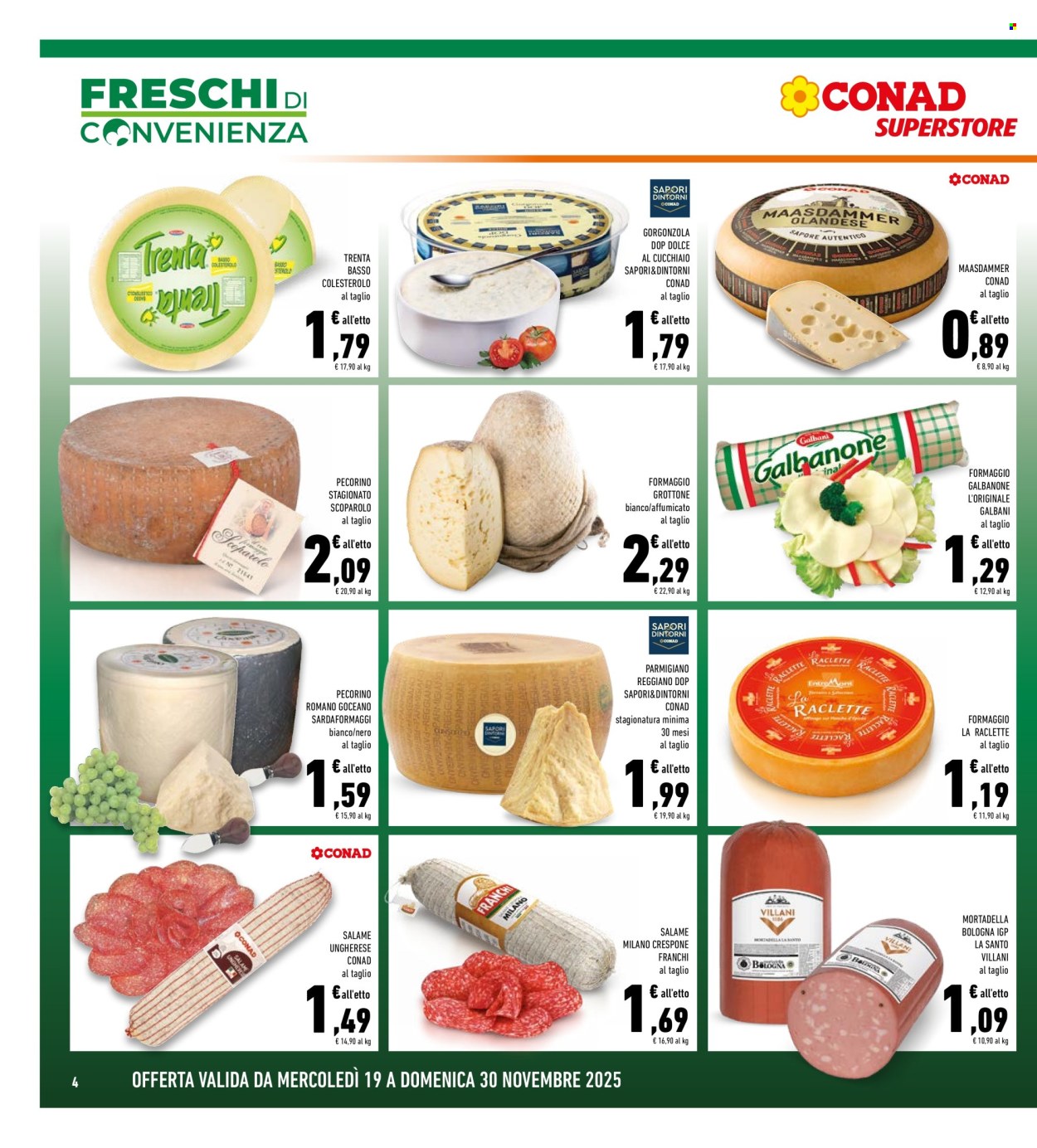 Volantino Conad Superstore - 19/11/2025 - 30/11/2025. Pagina 4