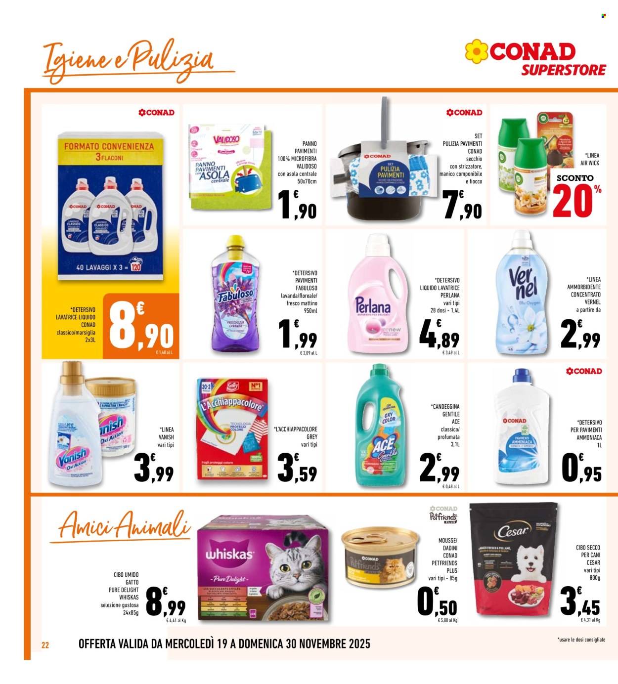 Volantino Conad Superstore - 19/11/2025 - 30/11/2025. Pagina 22