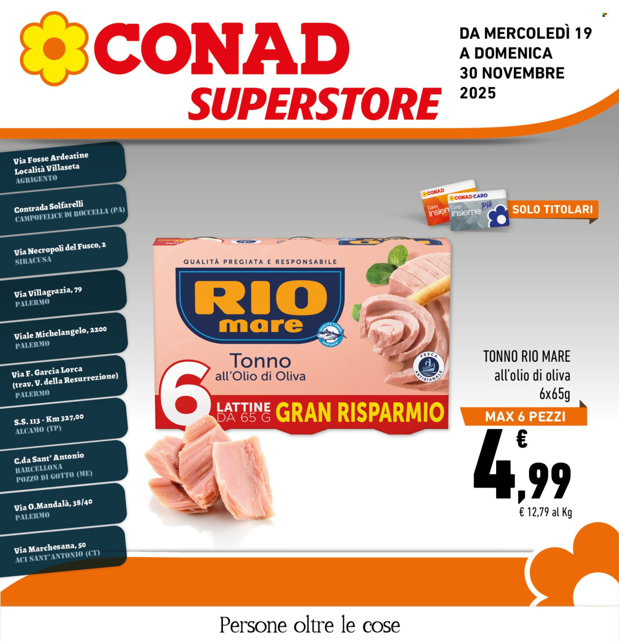 Volantino Conad Superstore - 19/11/2025 - 30/11/2025. Pagina 1
