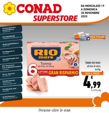 Volantino Conad Superstore - 19/11/2025 - 30/11/2025.