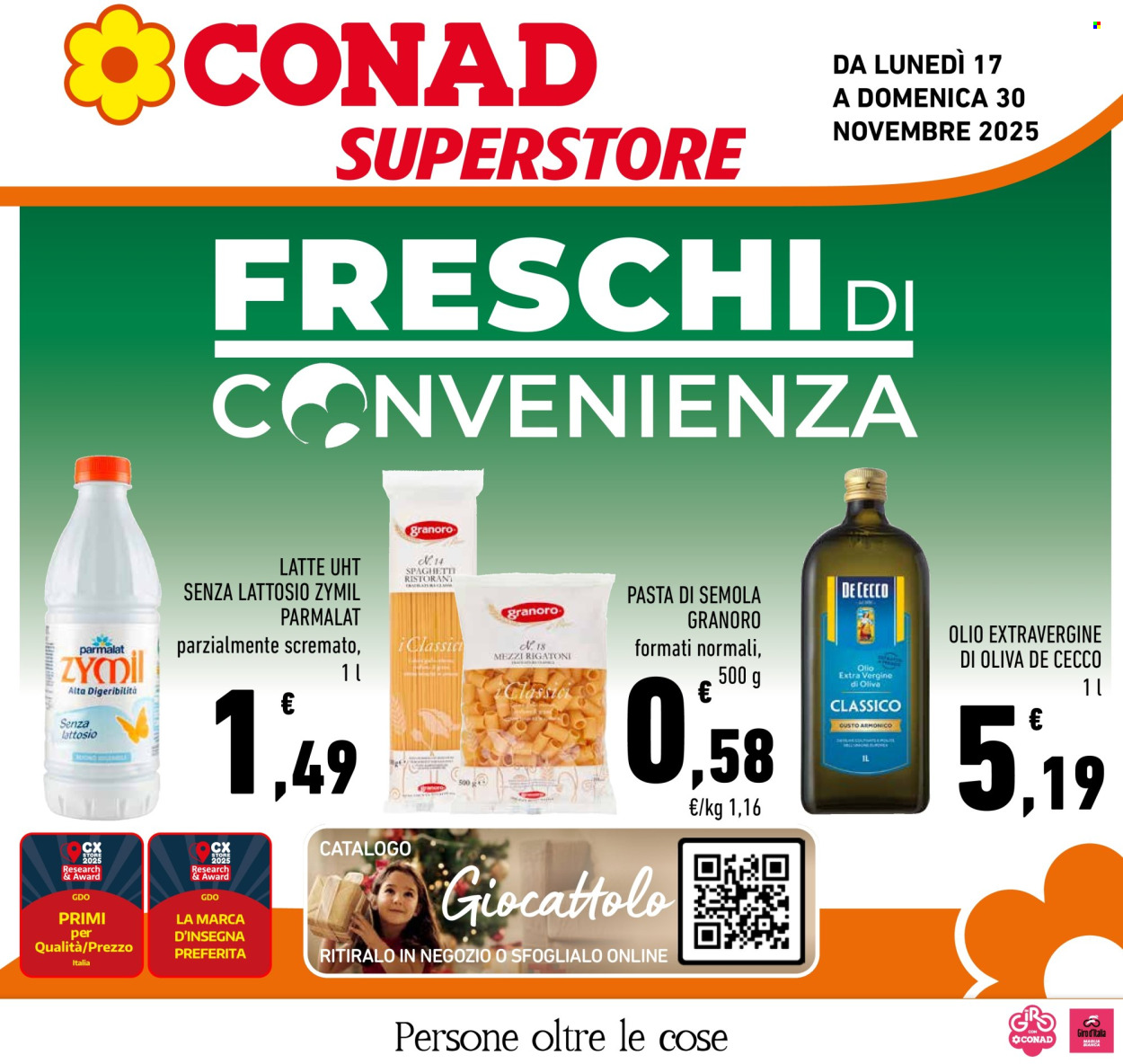 Volantino Conad Superstore - 17/11/2025 - 30/11/2025. Pagina 1