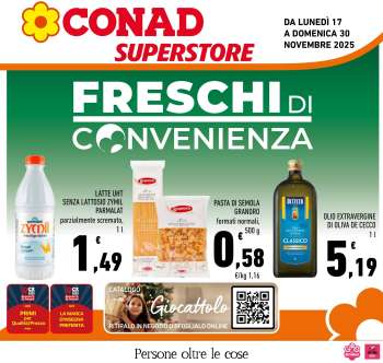 Volantino Conad Superstore - 17/11/2025 - 30/11/2025.