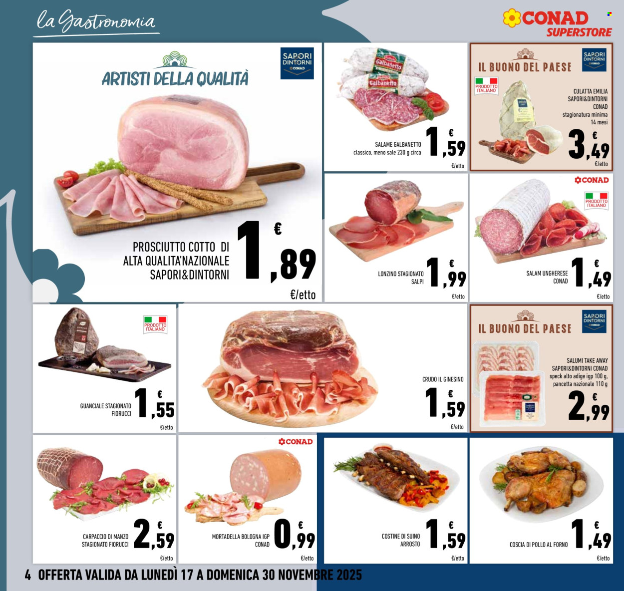 Volantino Conad Superstore - 17/11/2025 - 30/11/2025. Pagina 4