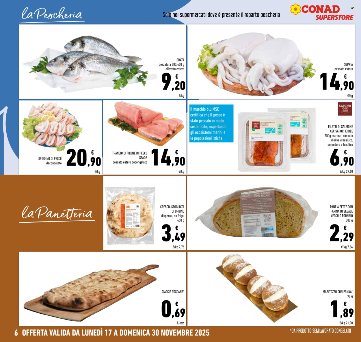 Volantino Conad Superstore - 17/11/2025 - 30/11/2025. Pagina 6