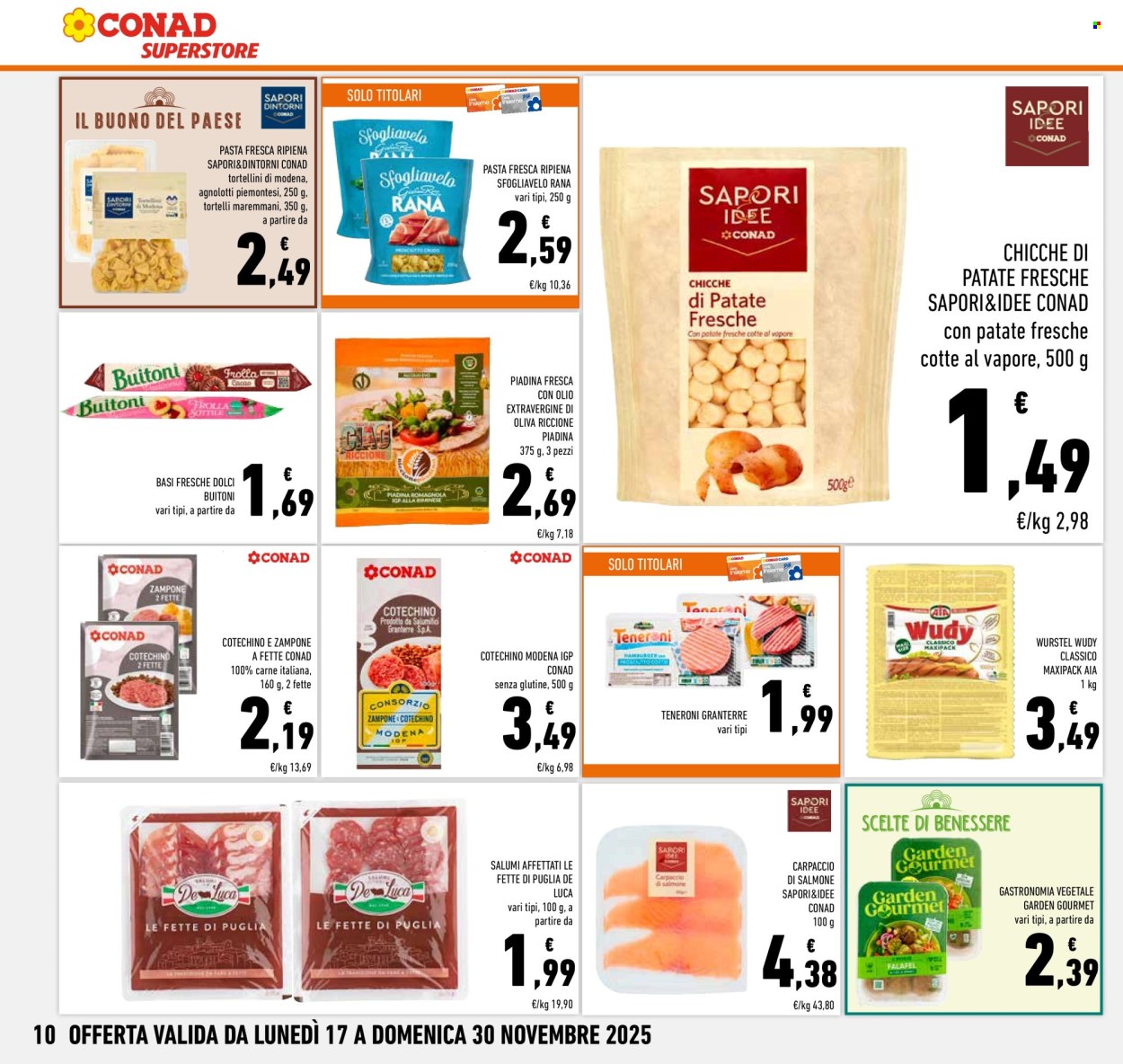 Volantino Conad Superstore - 17/11/2025 - 30/11/2025. Pagina 10