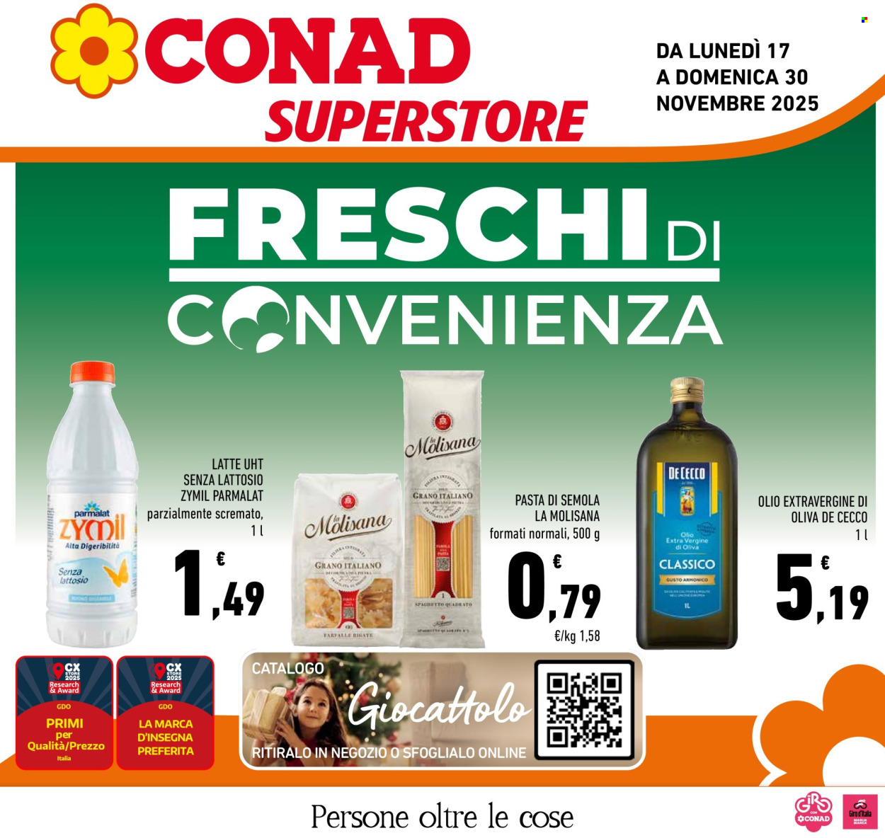 Volantino Conad Superstore - 17/11/2025 - 30/11/2025. Pagina 1