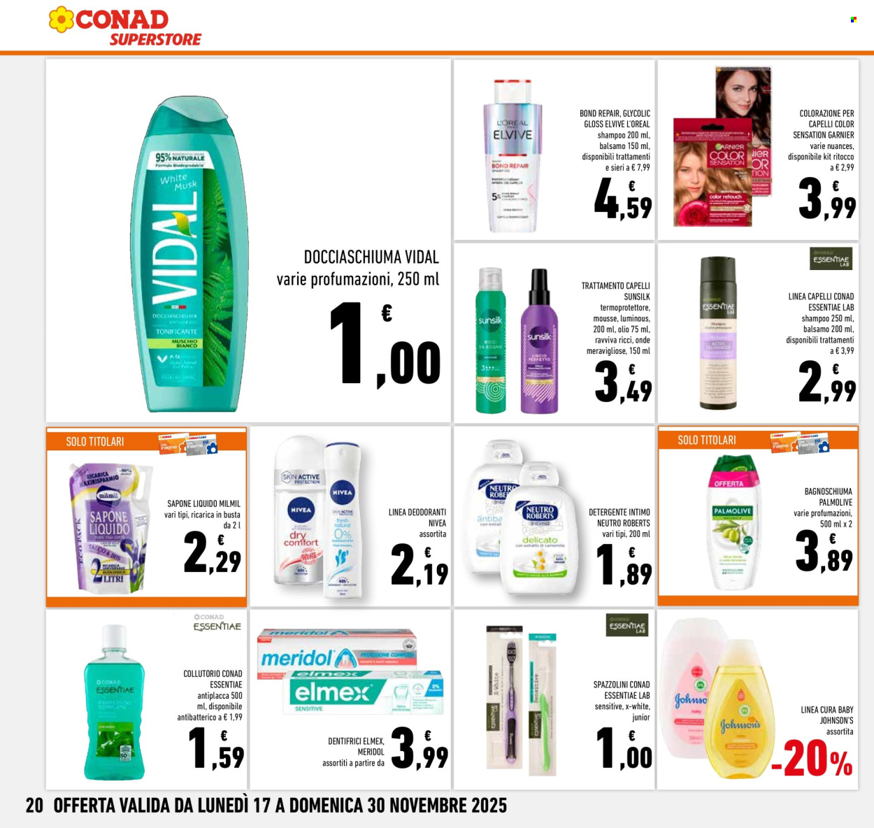 Volantino Conad Superstore - 17/11/2025 - 30/11/2025. Pagina 20