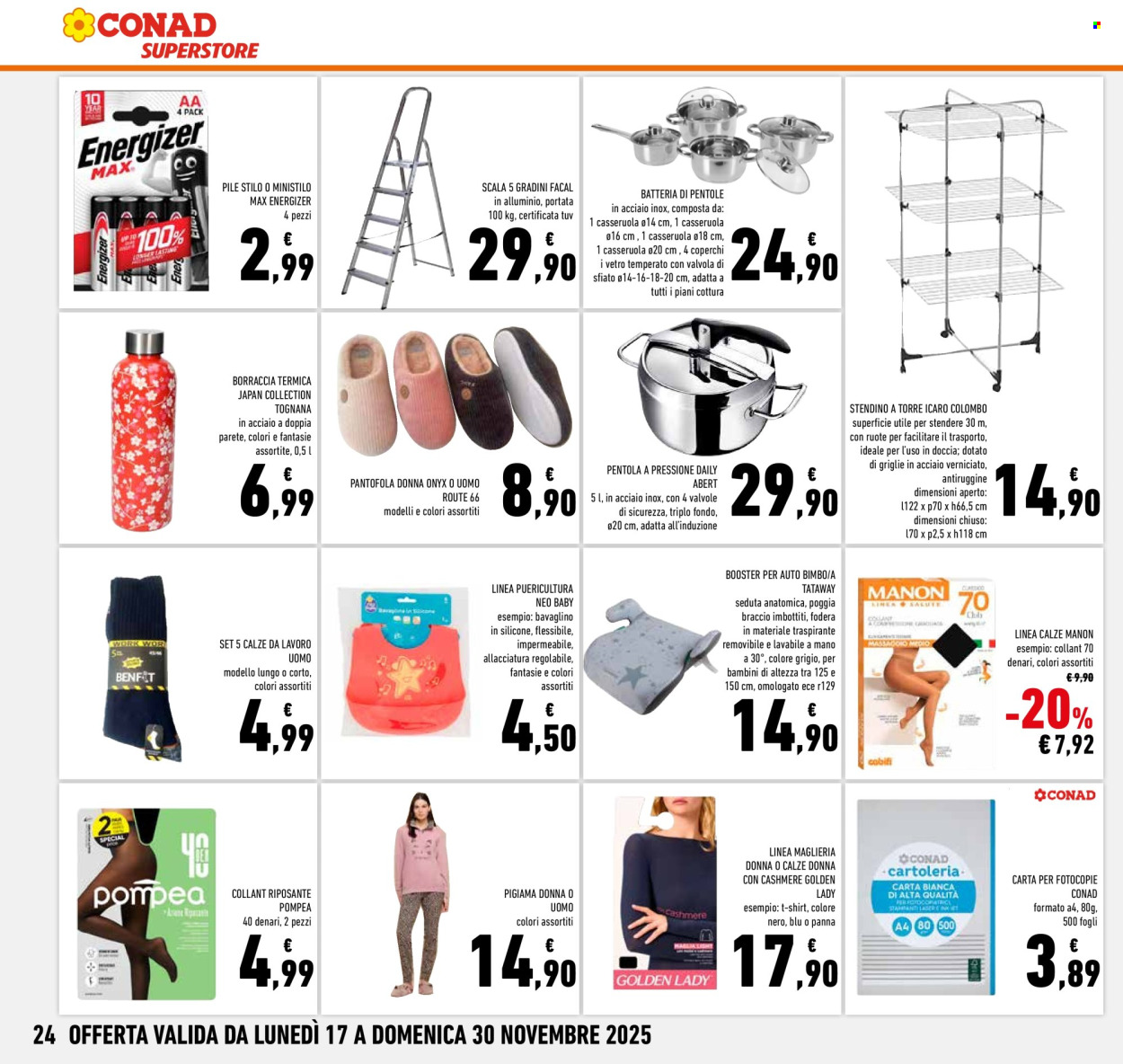 Volantino Conad Superstore - 17/11/2025 - 30/11/2025. Pagina 24