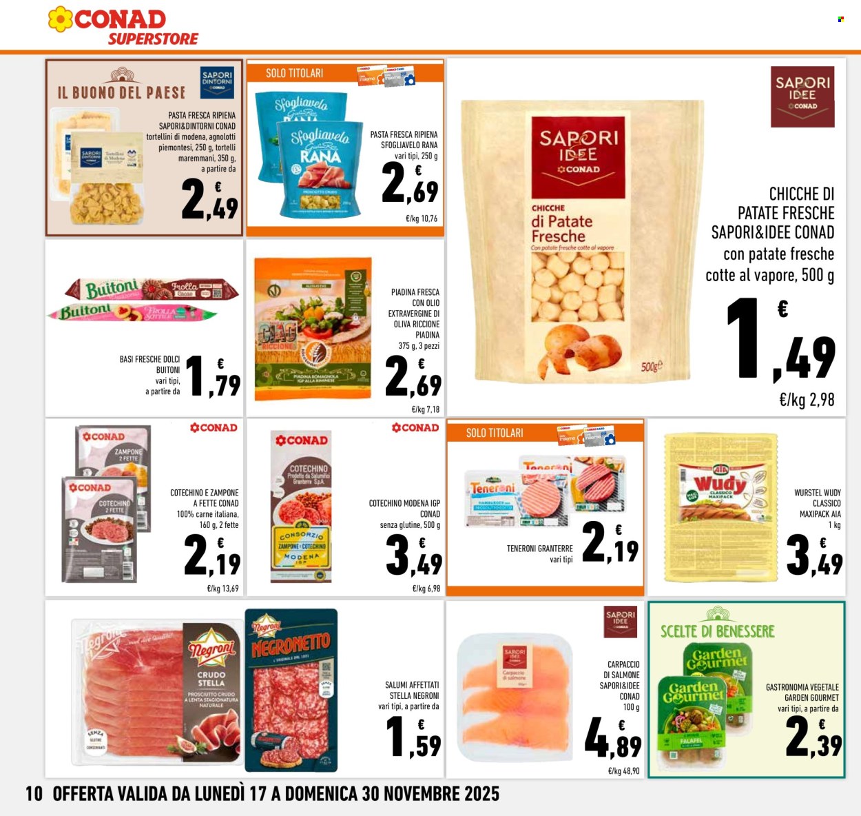 Volantino Conad Superstore - 17/11/2025 - 30/11/2025. Pagina 10