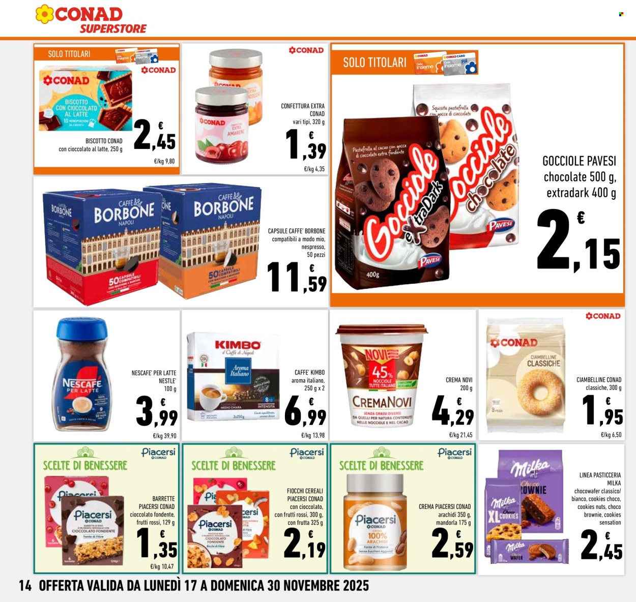 Volantino Conad Superstore - 17/11/2025 - 30/11/2025. Pagina 14