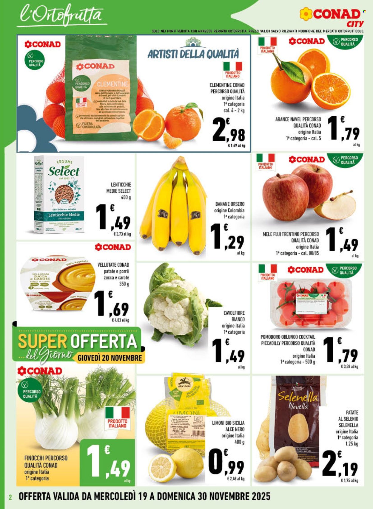 Volantino Conad - 19/11/2025 - 30/11/2025. Pagina 2