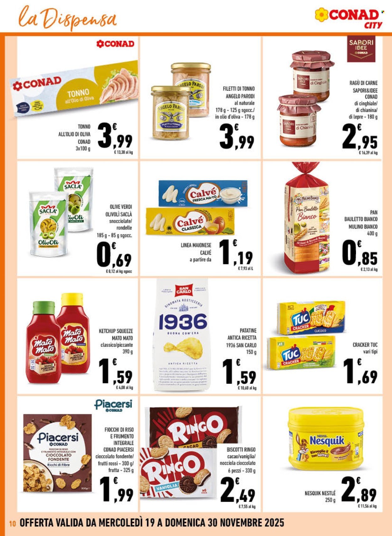 Volantino Conad City - 19/11/2025 - 30/11/2025. Pagina 10