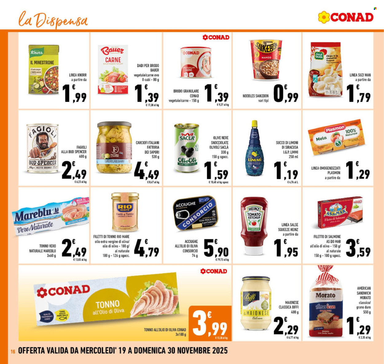 Volantino Conad - 19/11/2025 - 30/11/2025. Pagina 16