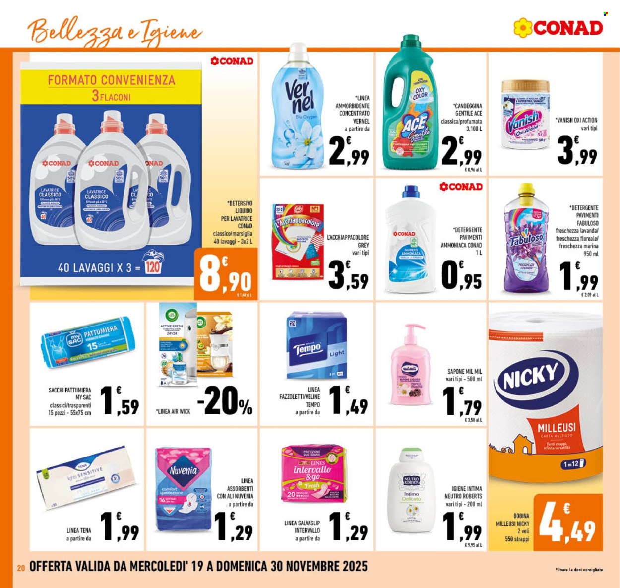 Volantino Conad - 19/11/2025 - 30/11/2025. Pagina 20
