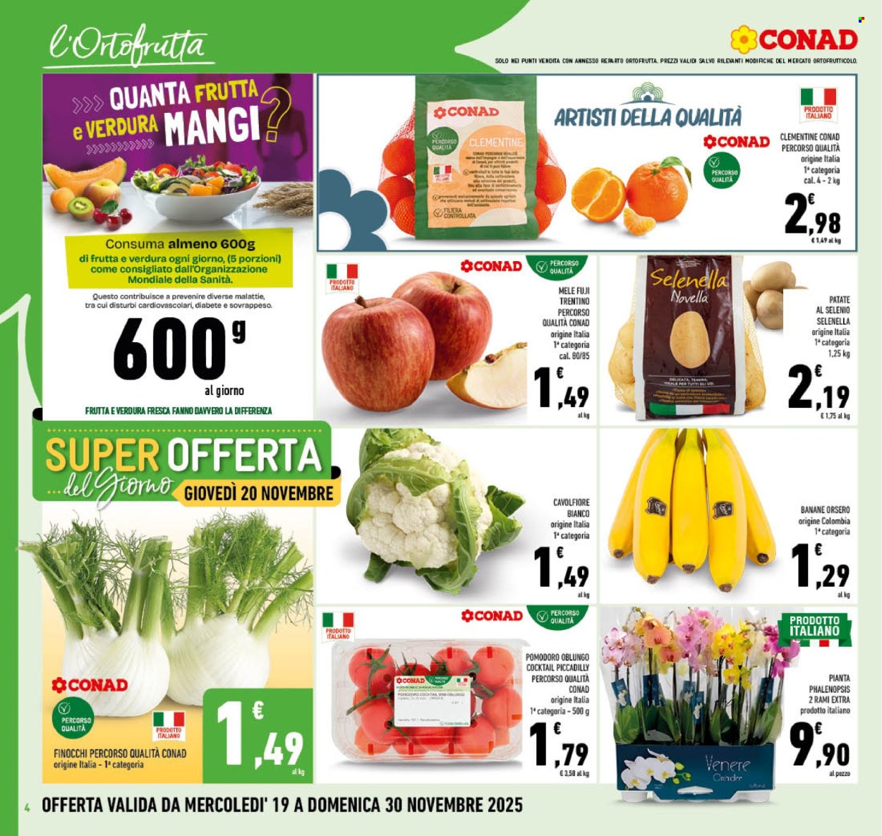 Volantino Conad - 19/11/2025 - 30/11/2025. Pagina 4