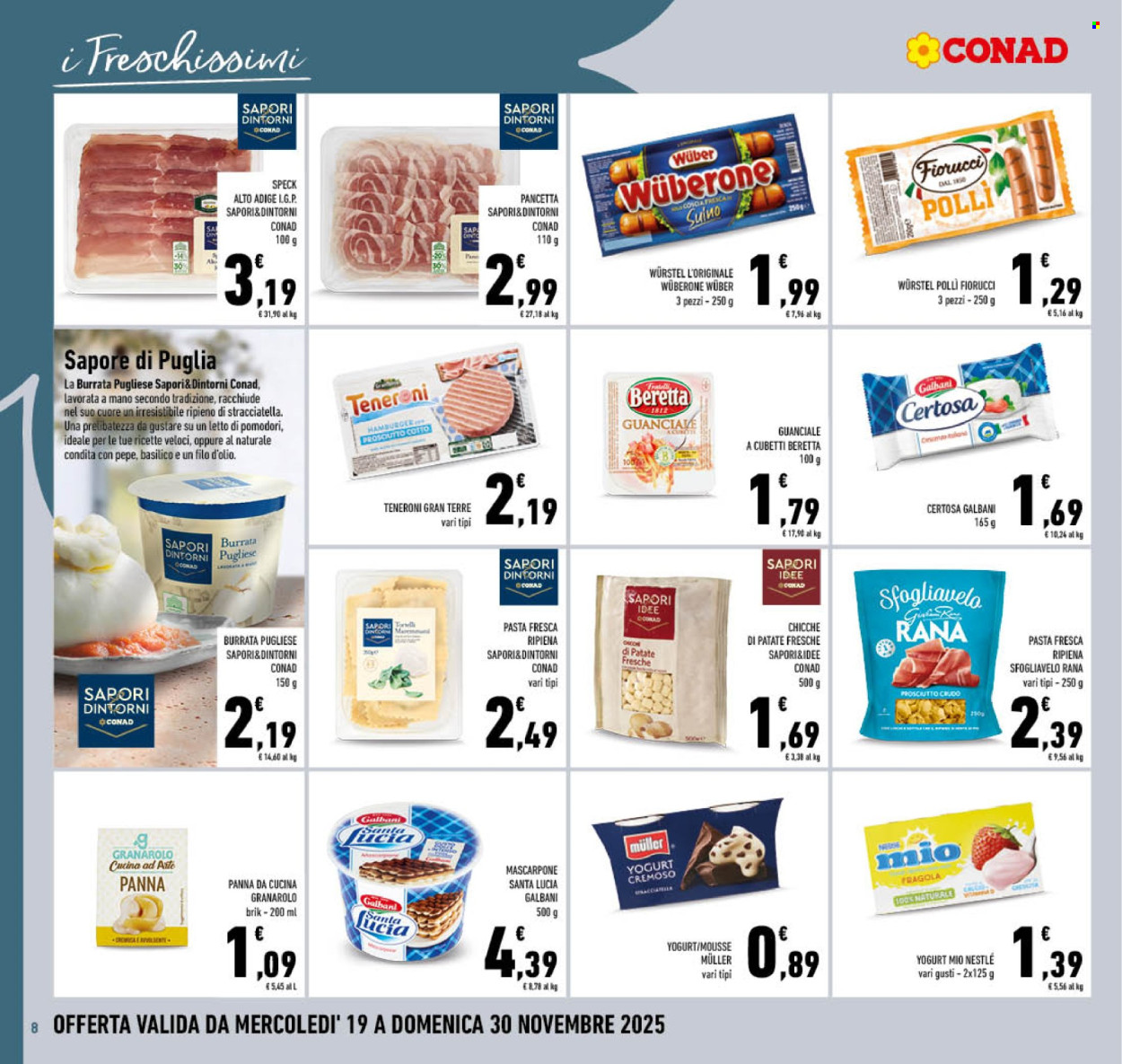 Volantino Conad - 19/11/2025 - 30/11/2025. Pagina 8