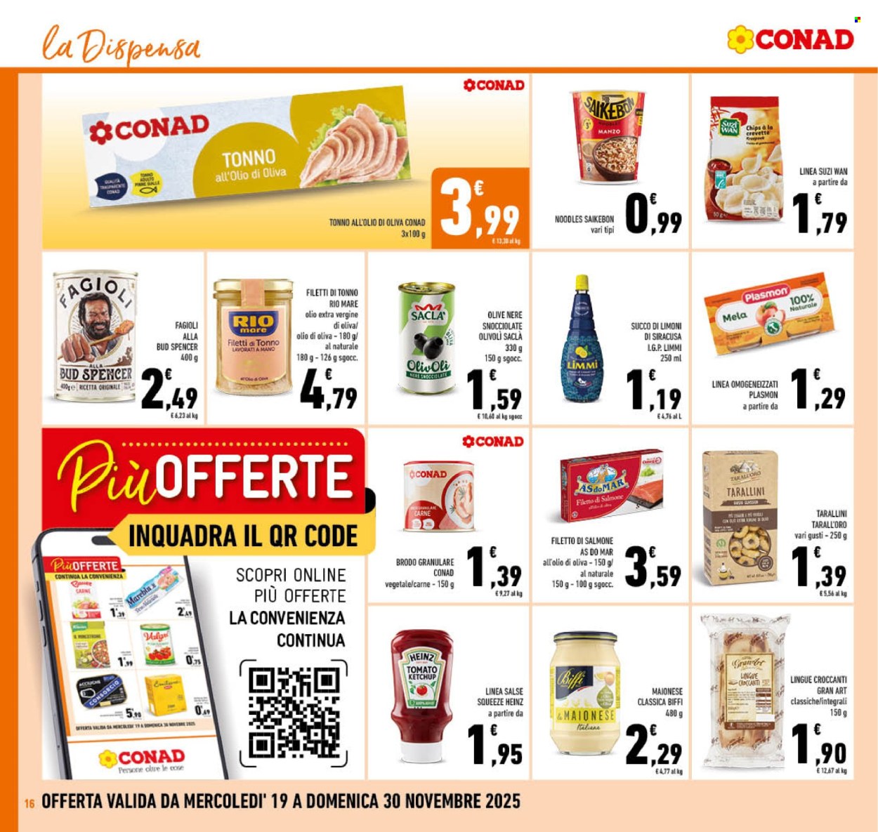 Volantino Conad - 19/11/2025 - 30/11/2025. Pagina 16