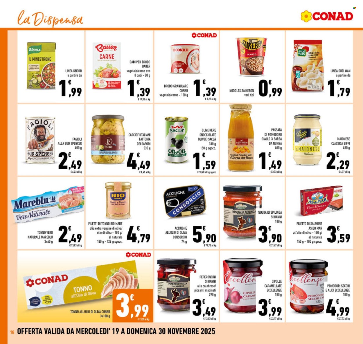 Volantino Conad - 19/11/2025 - 30/11/2025. Pagina 16