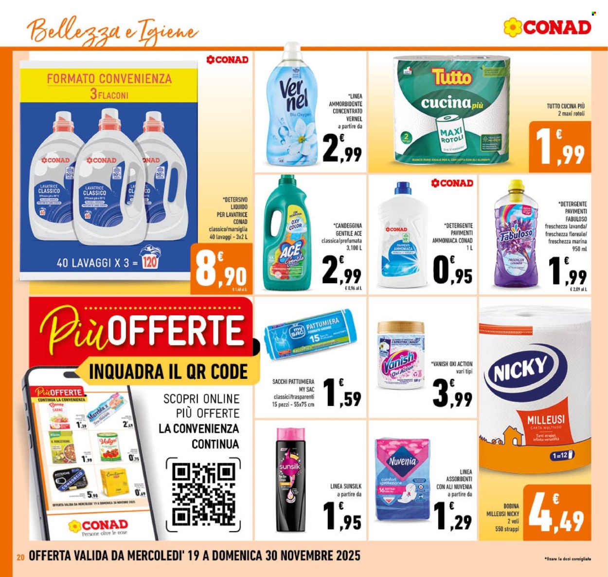 Volantino Conad - 19/11/2025 - 30/11/2025. Pagina 20