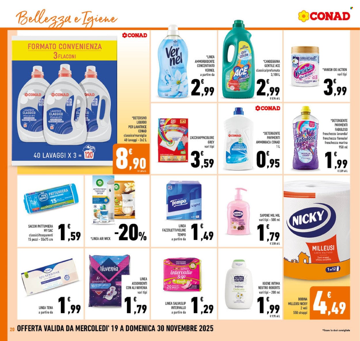 Volantino Conad - 19/11/2025 - 30/11/2025. Pagina 20
