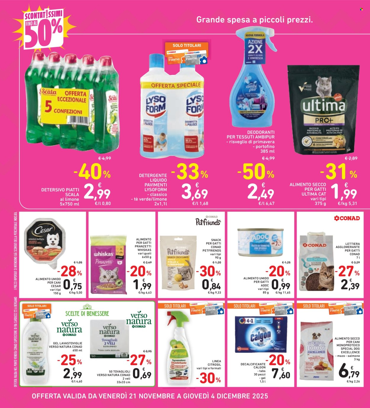 Volantino Conad Superstore - 21/11/2025 - 4/12/2025. Pagina 34
